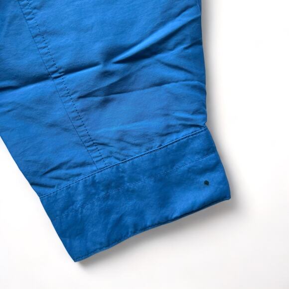 North Face Blue Button Up Nylon Shirt Utility Gorpcore Button Up Lightweight L - Picture 5 of 12